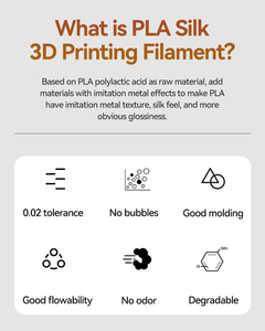 Filament PLA Soie <span class=keywords><strong>Landu</strong></span> 1,75 mm Noir 1 kg, Facile à Imprimer, Matériau 3D pour Imprimante 3D FDM - Product Image 2