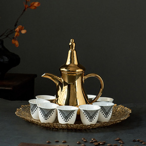 <span class=keywords><strong>Set</strong></span> di Tazze <span class=keywords><strong>da</strong></span> <span class=keywords><strong>Caffè</strong></span> in Ceramica Stile Medio Orientale Jukaiwtec, 6 o 12 Pezzi, 70ml, con Vassoio e Confezione - Product Image 4