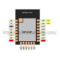 Module série Lexin ESP32-C3 ESP-C12F WIFI+ Bluetooth compatible avec C3-12F