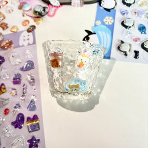 Nouvelle décoration, autocollant 3D gonflé pour enfants, lapin mignon de dessin animé, pour <span class=keywords><strong>scrapbooking</strong></span>, journal intime, papeterie DIY - Product Image 4