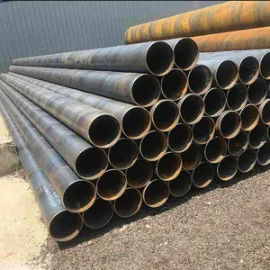Large Diameter Steel Pipe 24"~48"API 5L Large Diameter SSAW/LSAW Carbon Spiral Welded Steel Pipe