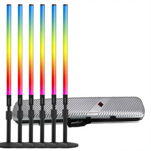 6 pièces <span class=keywords><strong>TL</strong></span>-130Plus <span class=keywords><strong>T8</strong></span> Tube lumineux <span class=keywords><strong>LED</strong></span> RGB 4 pieds IP54 Étanche Haute CRI 90 Dimmable Éclairage pour hôtel Événement pour fête - Product Image 1