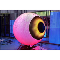Pantalla LED Esférica Personalizada para Interiores y Exteriores P1 P2 P2.5 P3 P4, Pantalla LED en Forma de Globo Terráqueo con Múltiples Diámetros