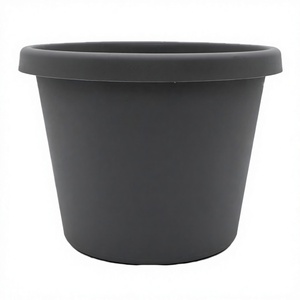 Maceta de Plástico <span class=keywords><strong>Prima</strong></span> con Borde Enrollado, Ligera, Resistente a los Rayos UV, con Orificio de Drenaje para Hierbas, Uso Interior/Exterior, 12 Pulgadas, Paquete de 1 Unidad - Product Image 3