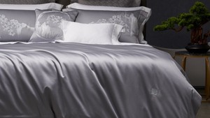 Tessuto per la casa su misura King Size 100% in puro cotone lenzuolo 4 pezzi 180 grigio x 200 Set completo di <span class=keywords><strong>lenzuola</strong></span> Set di <span class=keywords><strong>lenzuola</strong></span> - Product Image 2