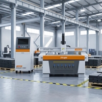 Machine de fraisage CNC pour bois Ruijie ATC, machine de découpe et de gravure CNC pour portes en bois