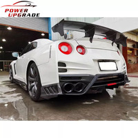 Pare-chocs arrière de voiture en Fiber de carbone avec diffuseur pour Nissan GTR R35 2008-2019