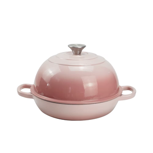 Casserole <span class=keywords><strong>en</strong></span> <span class=keywords><strong>fonte</strong></span> émaillée <span class=keywords><strong>en</strong></span> gros avec boîte et logo personnalisés pour promotions cadeaux - Product Image 1