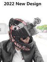 Support de casque pour moto, accessoire cnc, pour GoPro Hero 7 8 9 10, caméra d'action noir DJI