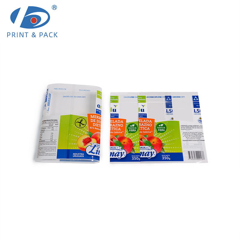 Custom Printed Flexible Packaging PVC Heat-shrinkable Film Plastic Film Rolls Label for Juice Bottle