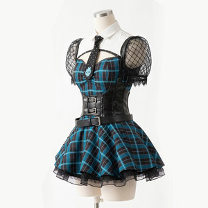Disfraz de Cosplay de Franky de Elf High School, Falda a Cuadros con Cintura Ajustada, Disfraz de Halloween, Vestido de Anime para Juego de Roles, Verano 2026 - Product Image 4