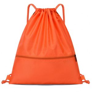 Sac fourre-tout personnalisé avec logo couleur, réutilisable, grande capacité 12L, en tissu Oxford lisse, avec cordon de serrage - Product Image 3