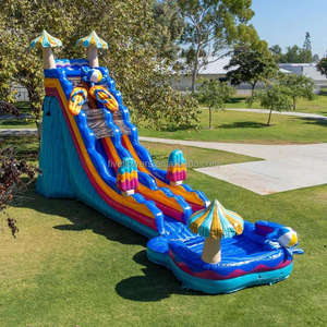Tobogán Inflable de 6 m de Altura con <span class=keywords><strong>Piscina</strong></span> de Agua - Product Image 2