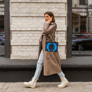 Ốp lưng máy tính bảng chắc chắn, đa năng, bảo vệ toàn thân cho <span class=keywords><strong>iPad</strong></span> A16 thế hệ 11, 10, 9.7, 10.<span class=keywords><strong>2</strong></span>, 10.9, 11 inch, có tay cầm và dây đeo vai, chống va đập, dành cho trẻ em - Product Image 5