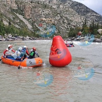 Bouées de natation en eau libre, flotteurs d'amarrage, bouée flottante gonflable en forme de balle, bouée de sécurité pour Triathlon