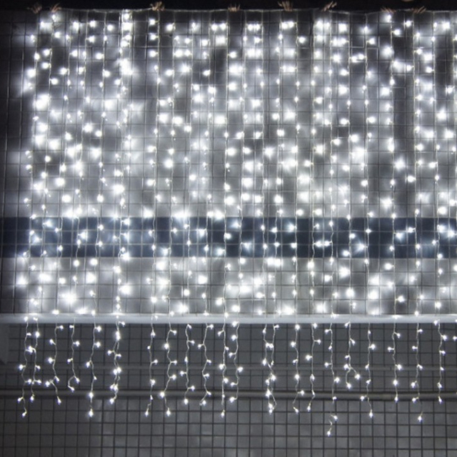 220V Outdoor Decor Light LED Curtain String Light