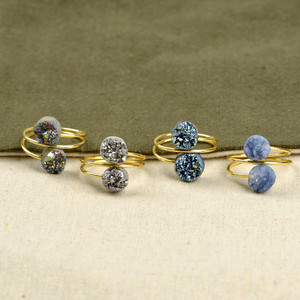 Cụm Pha Lê Đá Mã Não Pha Lê Pha Lê Đá Mã Não Tự Nhiên Giá Xuất Xưởng Rất Đẹp Nhẫn Pha Lê Nụ Pha Lê Trang Sức Nam Nữ Thời Trang - Product Image 6