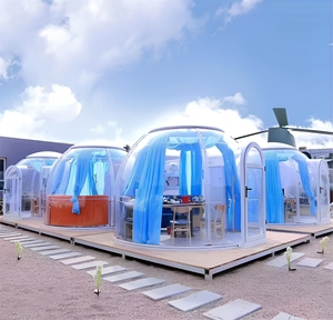 Cámaras Domo Prefabricadas de Policarbonato Impermeable con Estructura de Aluminio - Diseño Moderno para Espacios Dinámicos, Carpa Domo Geodésica - Product Image 3