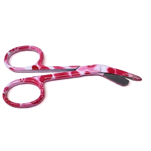Tijeras para Vendajes Lister de 3.5 Pulgadas, Acero Inoxidable de Alta Calidad, Corazones Rosados, Regalo para Enfermeras, Proveedor Mayorista - Product Image 1