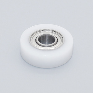 Rodamientos Suministrados Directamente por el Fabricante, Poleas Recubiertas de Goma de 4*13*4 mm, Rodillos Planos Recubiertos de POM para Puertas, Ventanas y Gabinetes - Product Image 3