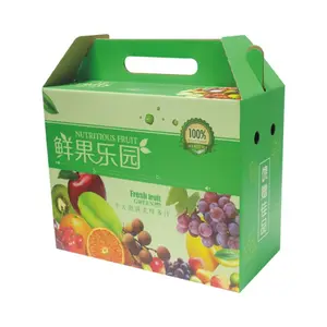 İhtisas taze karton meyve kutusu elma/meyve ve sebze için karton kutu