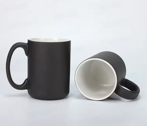 Tazas Mágicas de 15 oz, Sublimación, Cambio de Color, Cerámica, Impresión de Logotipo Personalizado, Taza Mate para Regalos Empresariales y para Beber - Product Image 1