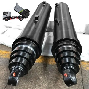 Vérin hydraulique télescopique multi-étages à montage <span class=keywords><strong>avant</strong></span> sous châssis pour tous les camions bennes de toutes les séries, installation facile - Product Image 4