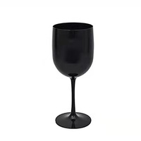 Verres à vin en plastique cannelés français de 480 ml, grande capacité, mignons et simples, de haute qualité, avec logo personnalisé, vente en gros, fabrication sur mesure