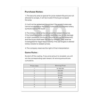 Tarjetas de Lotería Personalizadas Estilo Juego de Frutas, Tarjetas de Visita de Cartón, Impresión Digital, Impresión al por Mayor, Tarjetas de Ganador de Premios Seguras