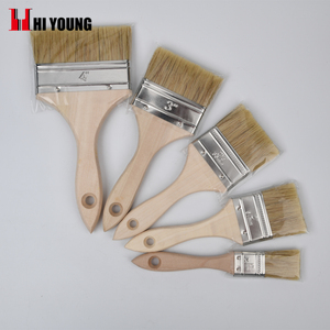 Pinceau à poils avec manche en bois, outils <span class=keywords><strong>de</strong></span> peinture, pinceau à huile décoratif - Product Image 2