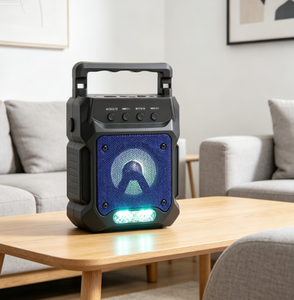 Haut-parleur Bluetooth portable rechargeable ABS-3102 personnalisé en usine, basses puissantes, stéréo, LED RGB, TWS, OEM, ODM, utilisation domestique en intérieur - Product Image 2
