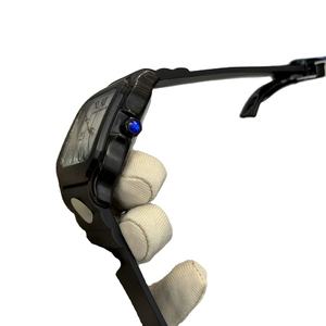 Montre mécanique pour homme de haute qualité avec logo personnalisé, cadran blanc, aiguilles romaines, bracelet en silicone - Product Image 4