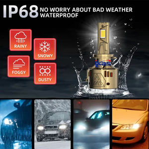 IKAS Usine Voiture Accessoires 400W Voiture Lumière Auto Phare H4 H7 H11 LED Phares Sanan 5080 Ampoule Led Phare H11 - Product Image 5