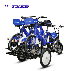 Vélo électrique à cadre en acier durable TXED à 7 vitesses, batterie au lithium 48V 20Ah, tricycle cargo à plateau ouvert électrique - Product Image 2