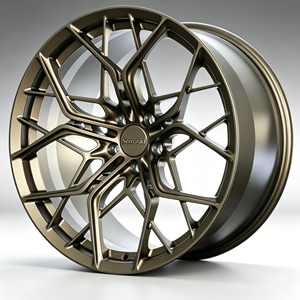 Rines <span class=keywords><strong>de</strong></span> Aleación Monobloque Forjados Ligeros Personalizados <span class=keywords><strong>de</strong></span> 18 19 20 21 22 Pulgadas 5x114.3 para BMW Serie M, Audi Serie A, Tesla Model 3 Y - Product Image 1