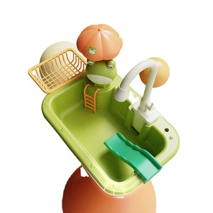 Trẻ em giáo dục điện tử máy rửa chén Playhouse Bồn Rửa Nhà Bếp Đồ chơi tương tác nhà bếp & thực phẩm đồ chơi cho chơi và học tập - Product Image 3