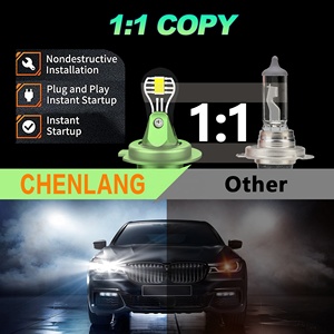 Usine pas cher <span class=keywords><strong>prix</strong></span> Super <span class=keywords><strong>Mini</strong></span> 70W 5600LM H1 phare LED intelligent H7 H8 H9 H11880 9012 système d'éclairage automatique pour accessoires de voiture - Product Image 5