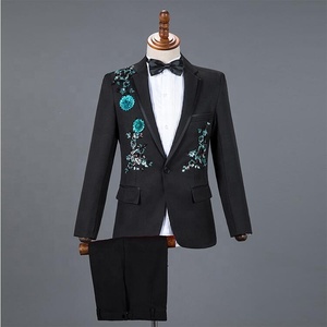 <span class=keywords><strong>Costume</strong></span> abito paillettes abito da scena coro abito da uomo cantante ospite abito maschio adulto - Product Image 4