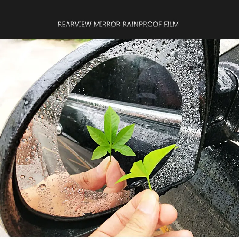 Автомобильная противотуманная плёнка для зеркала заднего вида Автомобильная защитная плёнка против дождя