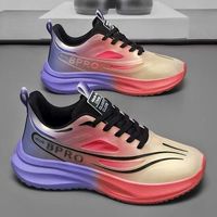 Chaussures de course marathon pour hommes en maille légère, antidérapantes et amortissantes, stock excédentaire en gros, prêtes à être expédiées