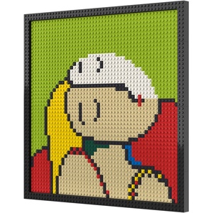 Pixel Art khối xây dựng 48x48 chấm Gạch 1x1 tường Chân Dung DIY trang trí nội thất tương thích với logo Đồ chơi mô hình phong cách Đồ chơi Quà Tặng - Product Image 5