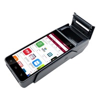 Terminal de paiement Android POS PDA avec imprimante de reçus, validateur de collecte de tarifs de bus à billetterie automatique par carte prépayée, machine NFC