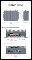 TWOWIN T210S NVIDIA Jetson Orin Nano 4GB/8GB 34-67TOPS GPU Ampere de 1024 núcleos, CPU de 6 núcleos, Kit de Placa de Desarrollo, Computadora de Borde con IA