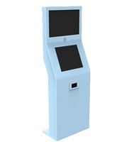 Fabricant de kiosque de système de file d'attente Kiosque de queue en libre-service à double écran Kiosque de logiciel de file d'attente à écran tactile