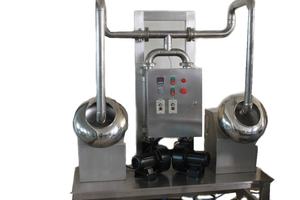 Nieuwe roestvrijstalen polijstmachine voor chocoladecoating snackvoedselproductie, 120 kg capaciteit, 15 kg/tijd, 1 jaar garantie - Product Image 5