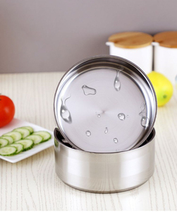 Boîte à <span class=keywords><strong>lunch</strong></span> en acier inoxydable 410 à 3 niveaux, porte-repas multicouche et <span class=keywords><strong>thermos</strong></span> pour la rentrée scolaire - Product Image 5