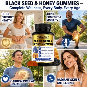 Supplément aux herbes glacées à l'huile de graine noire et au <span class=keywords><strong>miel</strong></span> <span class=keywords><strong>pour</strong></span> le système immunitaire, <span class=keywords><strong>la</strong></span> digestion des articulations - Product Image 2