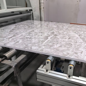 Pannello in Schiuma PVC Laminato Effetto Marmo, Film PVC PET Sostituisce <span class=keywords><strong>Compensato</strong></span>, MDF, Piastrelle in Porcellana, Ideale per Mobili e Soffitti Interni - Product Image 1