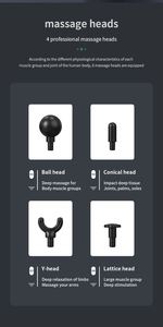 Wireless Muscle Relaxation Massager Electric <b>Vibration</b> Massage Gun, Super <b>Mini</b> Massager Gun for Deep Tissue - Product Image 6