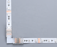 Bande lumineuse COB 10-en-1 Connecteur universel sans soudure Bande de transparence PC pour dénuder les connecteurs de zones sombres